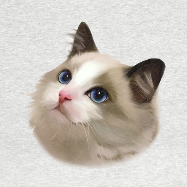 Lovely Puppy cat Ragdoll by SYnergization